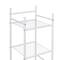 Honey Can Do White 6-Tier Bathroom Storage Shelving Unit